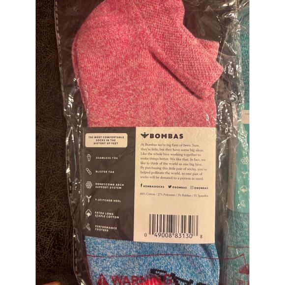 Bombas Performance Socks – 2 Pair Bundle Large Brand New in Package - Picture 5 of 5